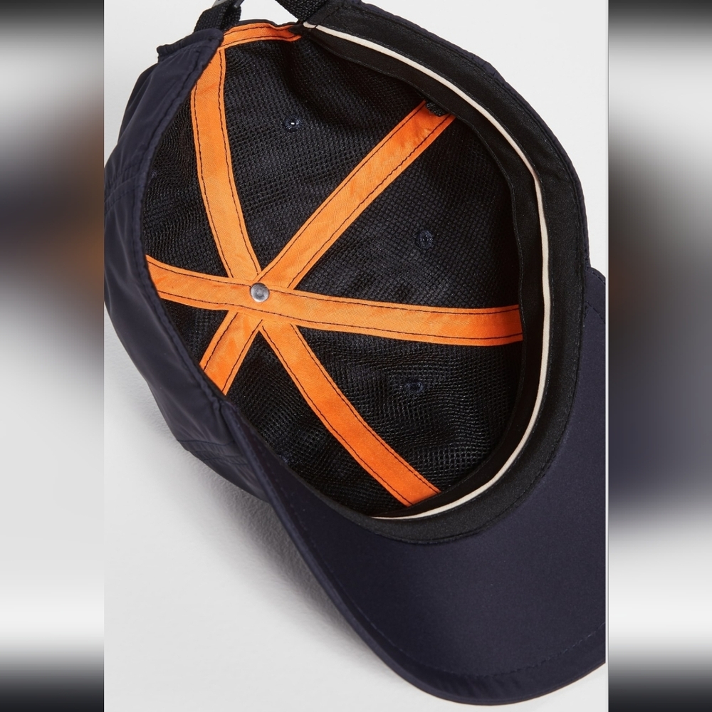 Rag & Bone Addison Strapback Baseball Cap Navy Unisex Adjustable Designer New - Picture 5 of 10
